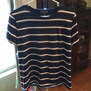 Blue and White Striped Ralph Lauren
